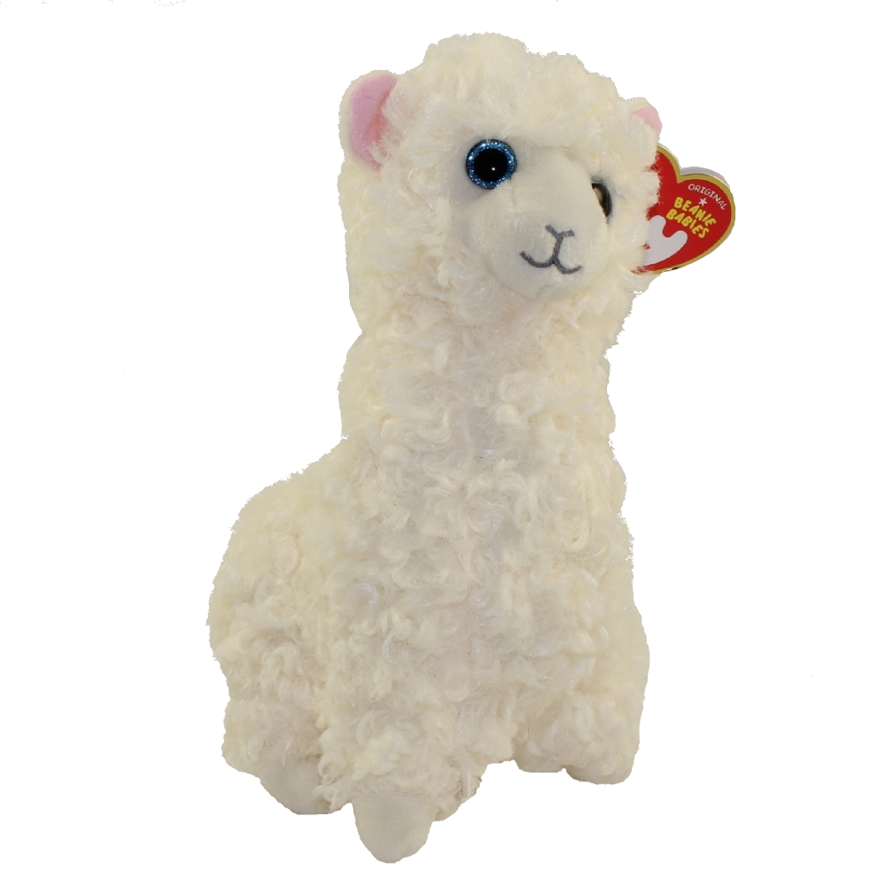 TY Beanie Baby - LILY the White Llama (6 inch)