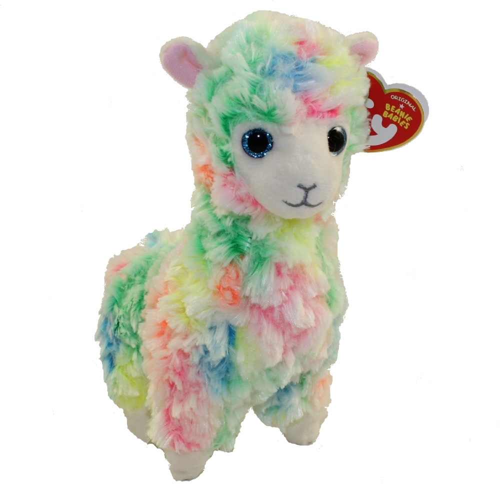 rulle valg reagere TY Beanie Baby - LOLA the Rainbow Llama (6 inch): BBToyStore.com - Toys,  Plush, Trading Cards, Action Figures & Games online retail store shop sale