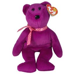 TY Beanie Baby - MAGENTA II the Teddy Bear (8 inch)[2023 Release]