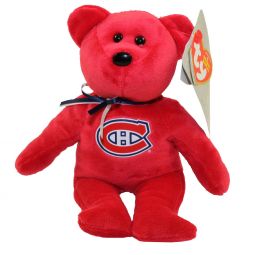 TY Beanie Baby - NHL Hockey Bear - MONTREAL CANADIENS (8 inch)