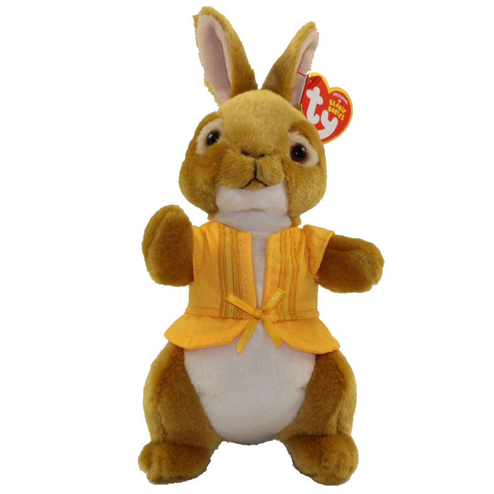 18CM 7" NEW MOVIE LICENCED TY BEANIE PETER RABBIT & FRIENDS SOFT TOYS 