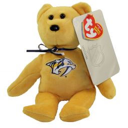 TY Beanie Baby - NHL Hockey Bear - NASHVILLE PREDATORS (8 inch)