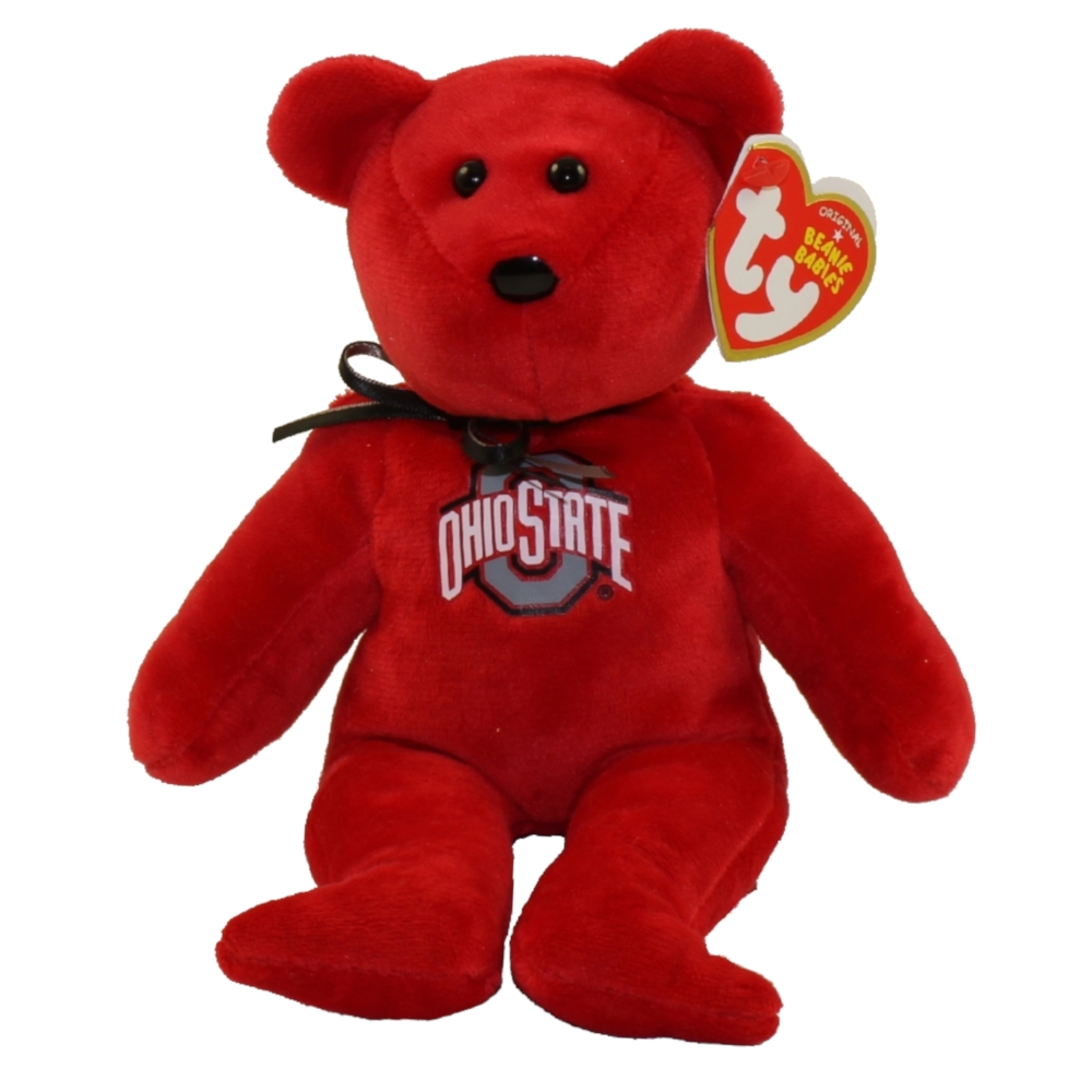TY Beanie Baby - College Football Bear - OHIO STATE (8.5 inch)