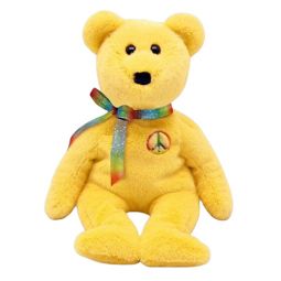 TY Beanie Baby - PEACE II the Teddy Bear (8 inch) (2023 Release)