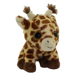TY Beanie Baby - PEACHES the Giraffe (Glitter Eyes)(6 inch)