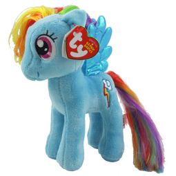 TY Beanie Baby - RAINBOW DASH (Sparkle Hair Strands - 7 inch) (My Little Pony) TY Beanie Baby - RAINBOW DASH (Sparkle Hair Strands - 7 inch) (My Little Pony)