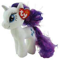TY Beanie Baby - RARITY (Sparkle Hair Strands - 7 inch) (My Little Pony)