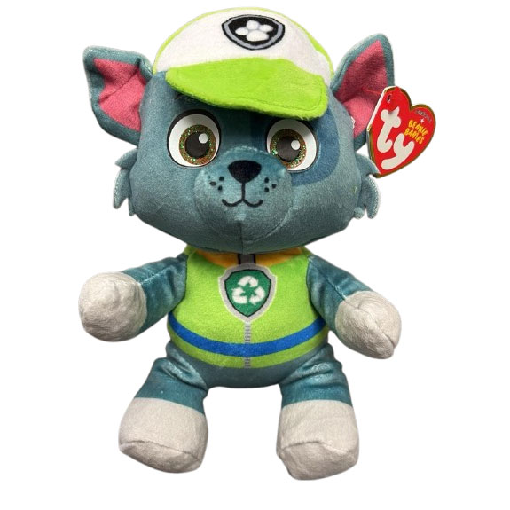 TY Beanie Baby - Paw Patrol - ROCKY (2024 Soft Body - 7.5 inch)