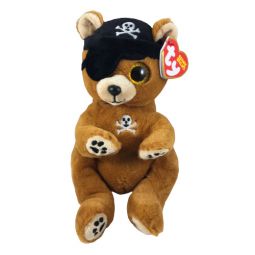 TY Beanie Baby (Beanie Bellies) - SCULLY the Pirate Bear (6 inch)