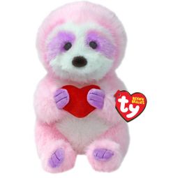 TY Beanie Baby (Beanie Bellies) - TART the Valentine's Sloth (6 inch)