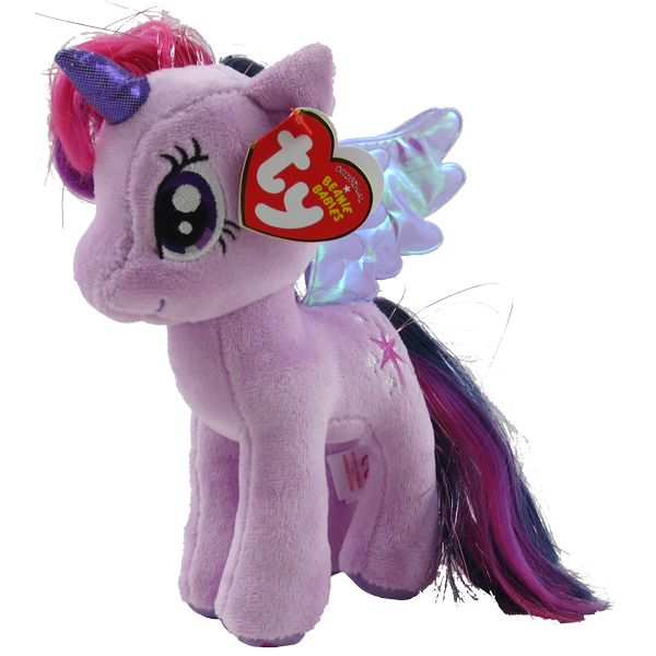 TY Beanie Baby - PRINCESS TWILIGHT SPARKLE (Sparkle Hair Strands - 7 inch) (My Little Pony)