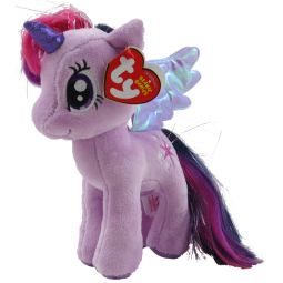 TY Beanie Baby - PRINCESS TWILIGHT SPARKLE (Sparkle Hair Strands - 7 inch) (My Little Pony) TY Beanie Baby - PRINCESS TWILIGHT SPARKLE (Sparkle Hair Strands - 7 inch) (My Little Pony)