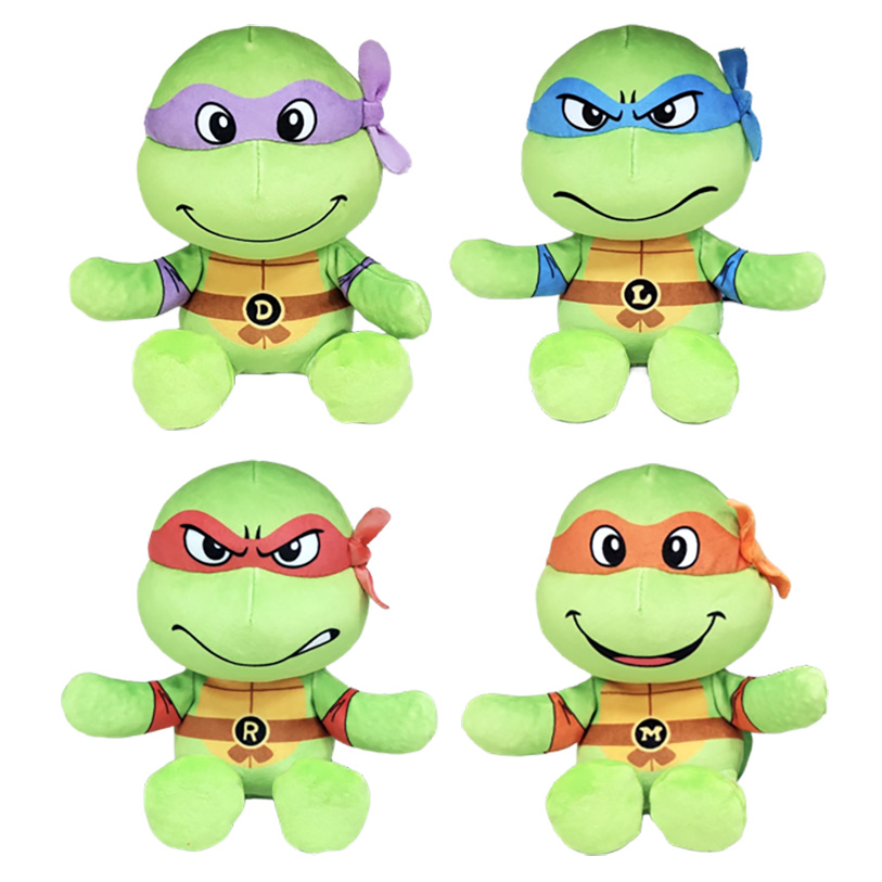 TY Beanie Babies - SET OF 4 (Leonardo, Raphael +2)[2026](Teenage Mutant Ninja Turtles)[COMING SOON]