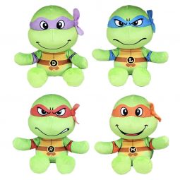 TY Beanie Babies - SET OF 4 (Leonardo, Raphael +2)[2026](Teenage Mutant Ninja Turtles)[COMING SOON]