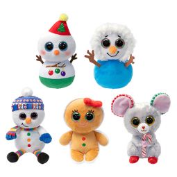 TY Beanie Babies - SET of 5 Christmas 2026 Releases (Bobble, Gouda, Holly +2) [COMING SOON]