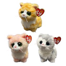 TY Beanie Babies - SET OF 3 Spring 2026 Cats (Furley, Melanie & Lady)(Pre-order ships Spring)