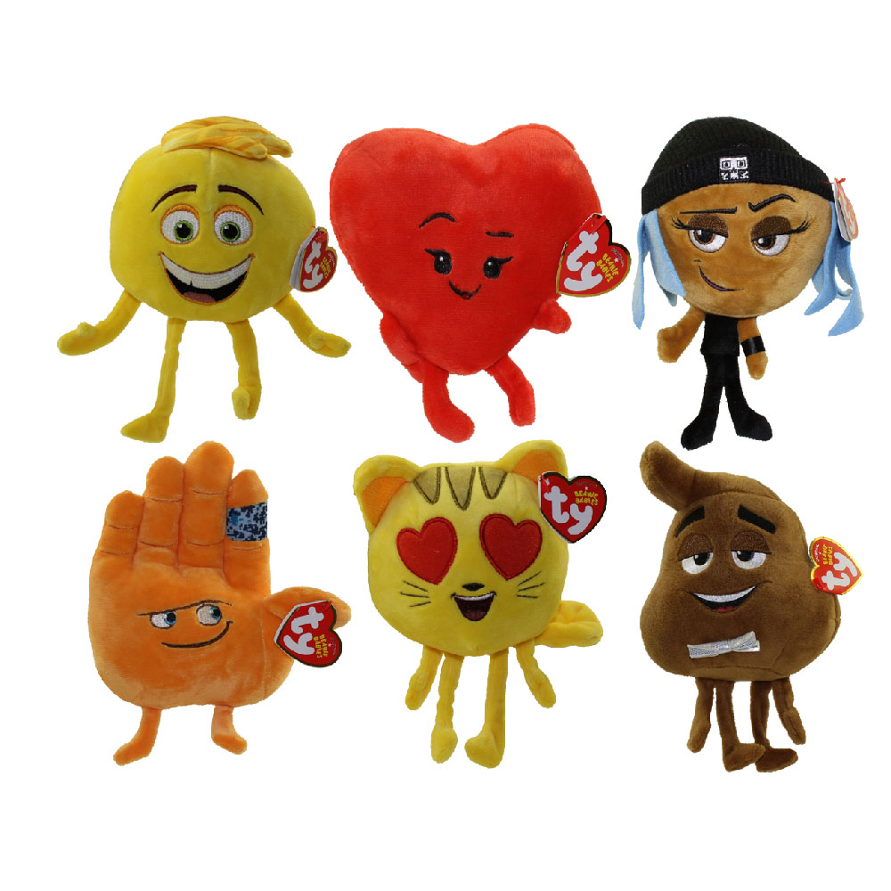 5 Inch Ty Beanie Baby Babies ~ POOP SR from the EMOJI MOVIE NEW MWMT 