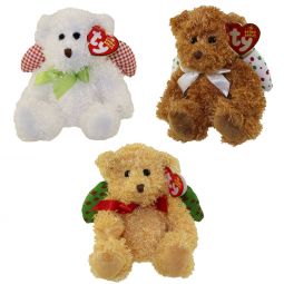 TY Beanie Babies - SET OF 3 JOY ANGEL BEARS (Joy, Joyous & Joyful)