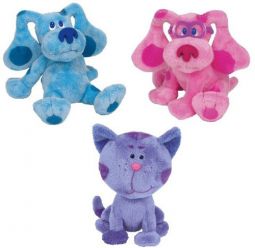 TY Beanie Babies - BLUE'S CLUES (Set of 3 - Blue, Periwinkle & Magenta) (6.5 inch)