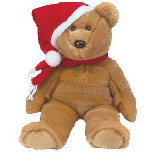 TY Beanie Buddy - 1997 HOLIDAY TEDDY (14 inch)