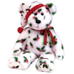 TY Beanie Buddy - 1998 HOLIDAY TEDDY (14 inch)