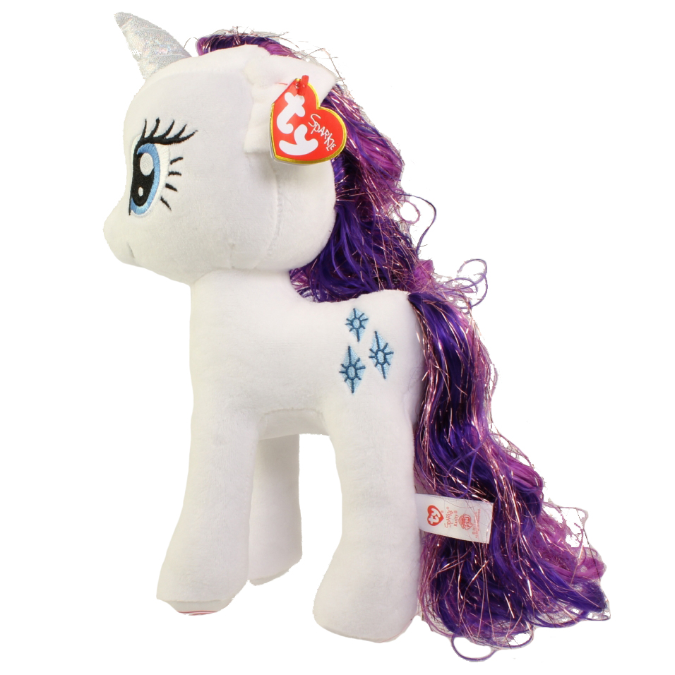 TY Beanie Buddy - My Little Pony - RARITY (Large Size - 15 inch)