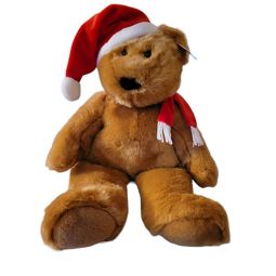 TY Beanie Buddy - 1997 HOLIDAY TEDDY BEAR (Large - 20 inch)