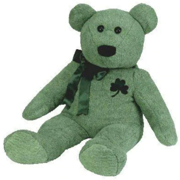 TY Beanie Buddy - SHAMROCK the Irish Teddy Bear (Large - 20 inch)