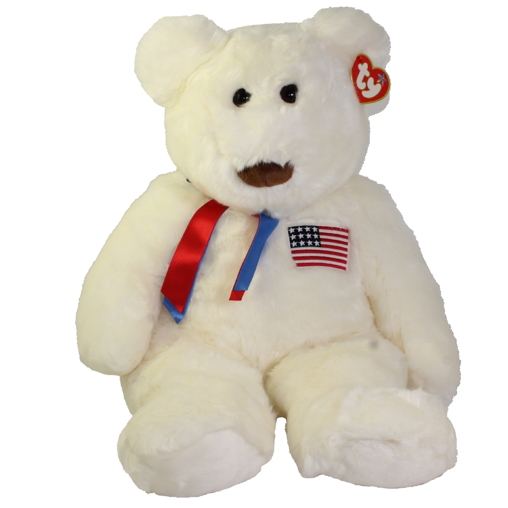 TY Beanie Buddy - LIBEARTY the Patriotic Bear (Extra Large - 26 inch)