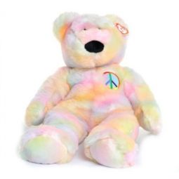 TY Beanie Buddy - PEACE the Ty-Dye Teddy Bear (Extra Large - 28 inch)