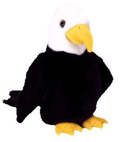 TY Beanie Buddy - BALDY the Eagle (10 inch)