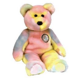 TY Beanie Buddy - BB BIRTHDAY BEAR (14 inch)