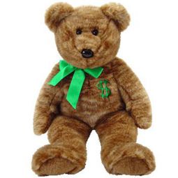 TY Beanie Buddy - BILLIONAIRE the Bear (14 inch)