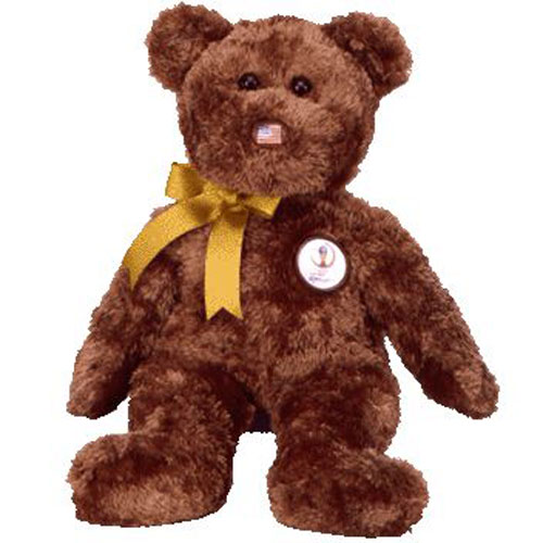 TY Beanie Buddy - CHAMPION the FIFA Bear ( USA )