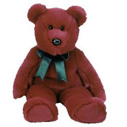 TY Beanie Buddy - CRANBERRY TEDDY (14 inch)