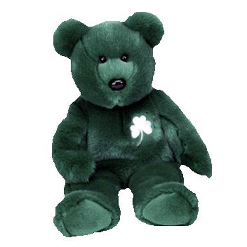 TY Beanie Buddy ERIN the Irish Bear 14 inch BBToyStore
