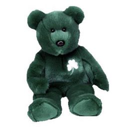 TY Beanie Buddy - ERIN the Irish Bear (14 inch)