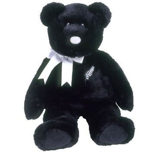 TY Beanie Buddy - FERNY the Bear (New Zealand Exclusive) (14 inch)