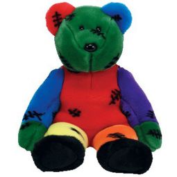 TY Beanie Buddy - FRANKENTEDDY Bear (w/ Black Feet - Internet Exclusive) (14 inch)