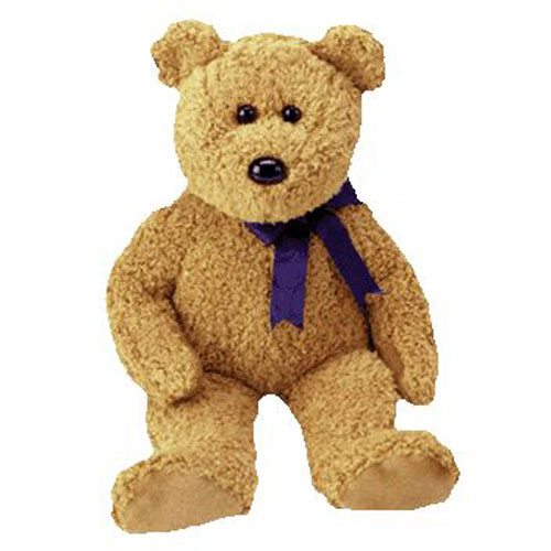 TY Beanie Buddy - FUZZ the Bear (13.5 inch): BBToyStore.com - Toys 