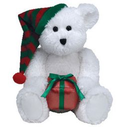 TY Beanie Buddy - GIFT WRAPPED the Bear (11 inch)