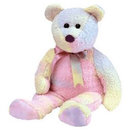 TY Beanie Buddy - GROOVY the Ty-Dyed Bear (14 inch)