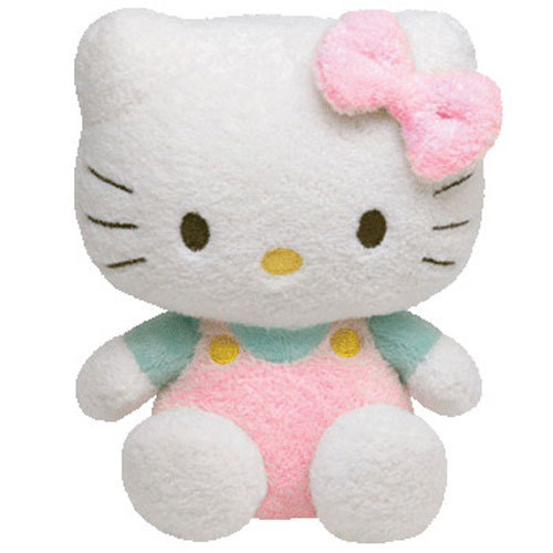 TY Beanie Buddy - HELLO KITTY (FUZZY PINK - 9.5 inch)