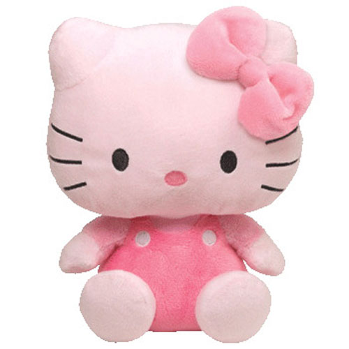 TY Beanie Buddy - HELLO KITTY (PINK - LARGE 15 inch)