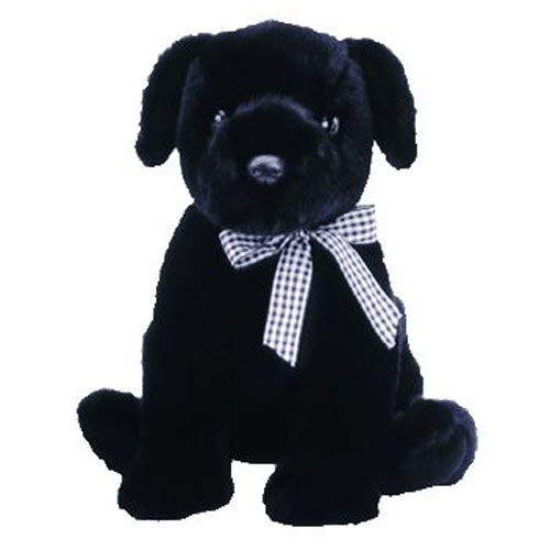 TY Beanie Buddy - LUKE the Black Lab Dog (9.5 inch)