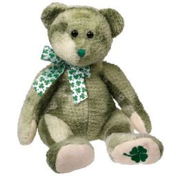 TY Beanie Buddy - McWOOLY the Irish Bear (13.5 inch)