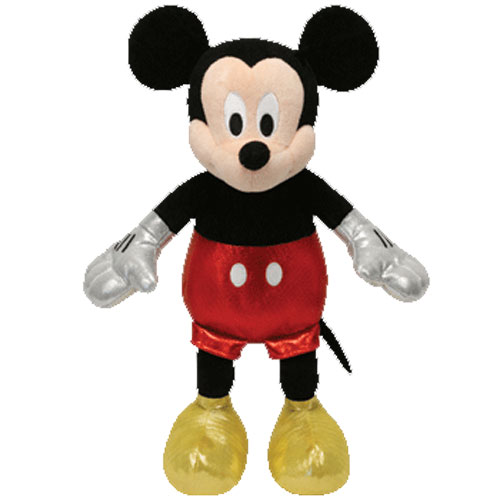 TY Beanie Buddy - Disney Sparkle - MICKEY MOUSE (Medium Size - 13 inch)