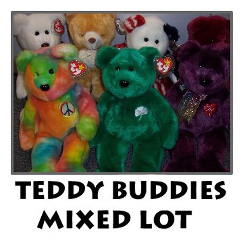 TY Beanie Buddies - Mixed Lot of 50 TEDDY BEARS  (12 to 15 inches)