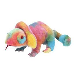TY Beanie Buddy - RAINBOW the Chameleon (12.5 inch)