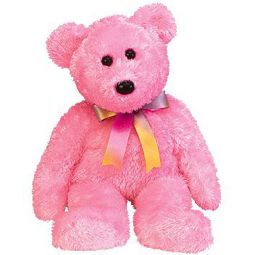 TY Beanie Buddy - SHERBET the Bear (Pink Version) (13.5 inch)